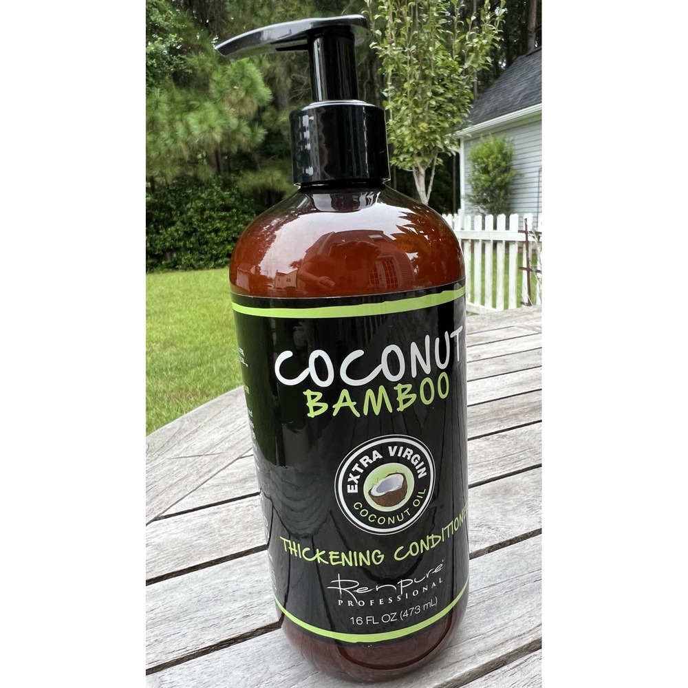 Renpure Extra Virgin Coconut Oil Thickening Conditioner 16 oz Jumbo Pump